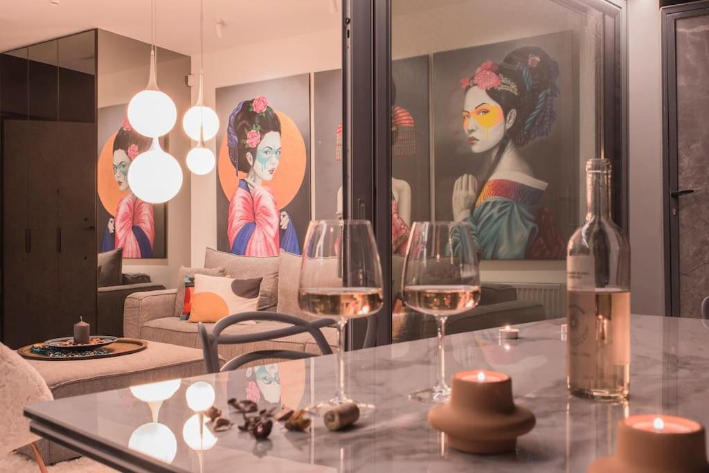 אתונה Luxury Acropolis View Apartment-Living Stone Black Pearl מראה חיצוני תמונה